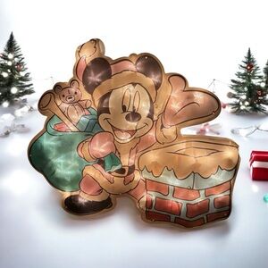 Rare Disney Mickey Mouse Christmas Decor Twinkling Lights- Indoor or Outdoor